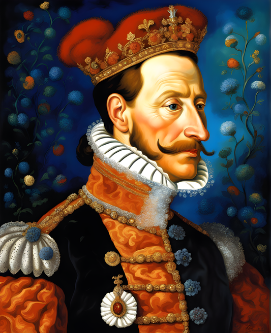 Royal Portrait PD (71) - Charles IX of France - Van-Go Paint-By-Number Kit