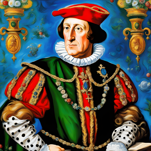 Royal Portrait PD (78) - Charles VII of France - Van-Go Paint-By-Number Kit