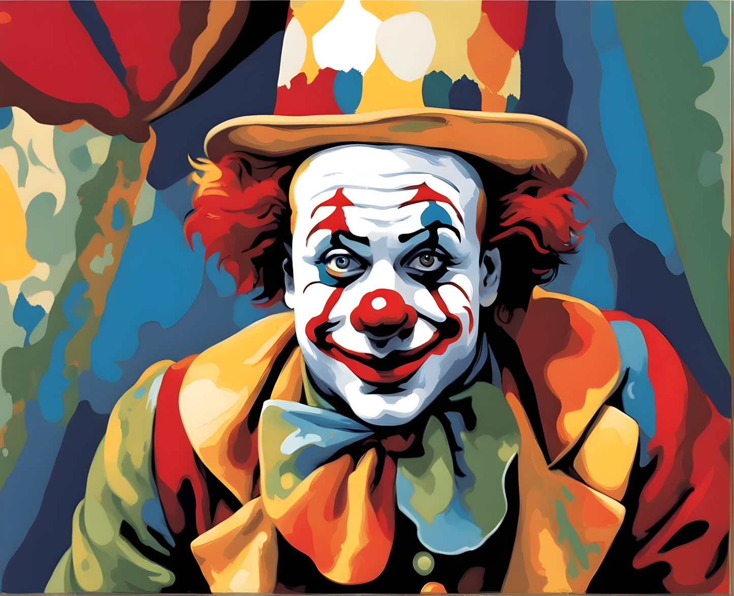 Circus Clown (1) PD - Van-Go Paint-By-Number Kit