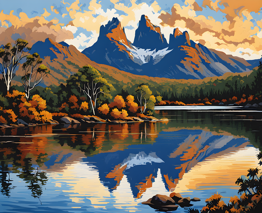 Australia Collection PD (9) - Cradle Mountain, TAS - Van-Go Paint-By-Number