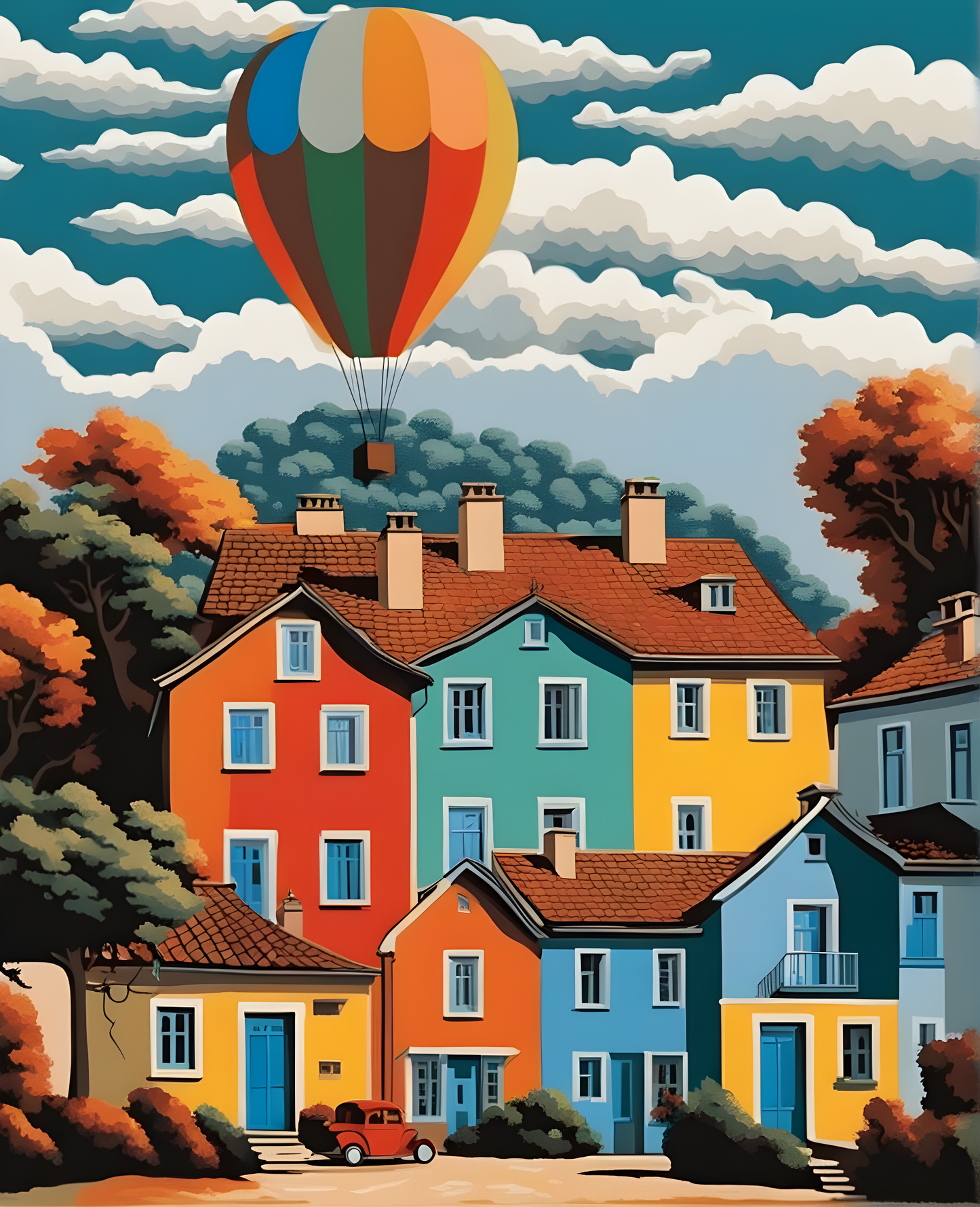 Dreams Village (2) - Van-Go Paint-By-Number Kit