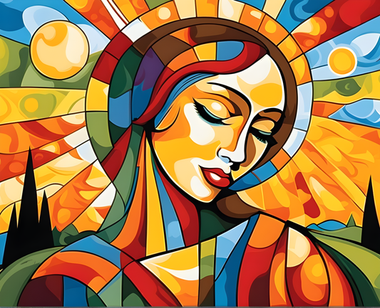 Embraced by the Sun (2) - Van-Go Paint-By-Number Kit