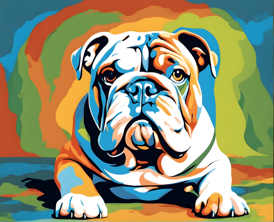 Dogs Collection PD (57) - English bulldog - Van-Go Paint-By-Number Kit