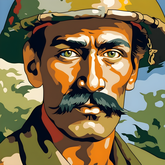 Face of War (3) - Van-Go Paint-By-Number Kit