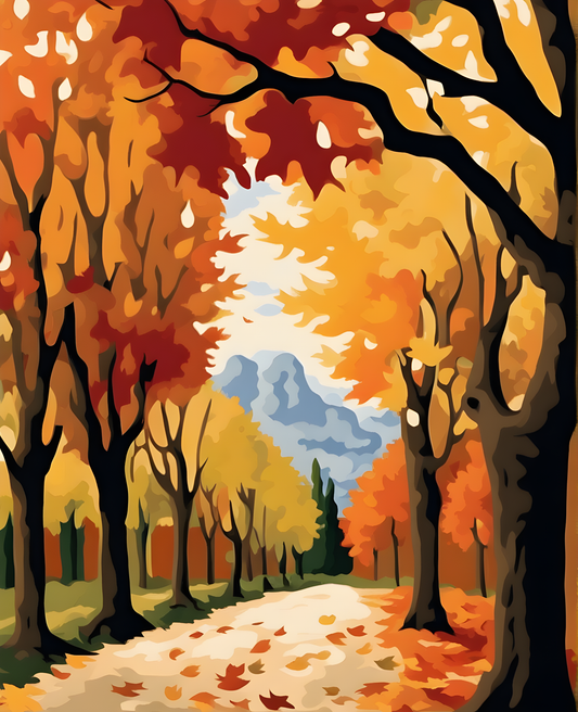 Fall - Van-Go Paint-By-Number Kit