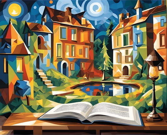 Fantasy Book (2) - Van-Go Paint-By-Number Kit