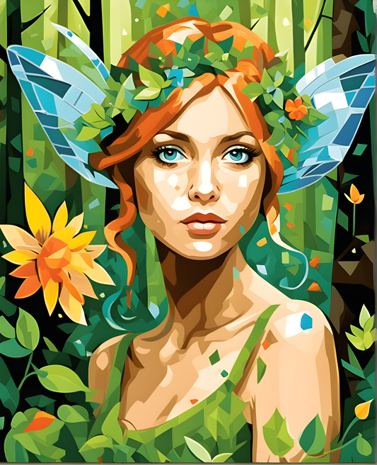 Forest Fairy (1) - Van-Go Paint-By-Number Kit
