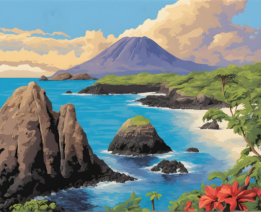 Amazing Places OD (66) - Galápagos Islands - Van-Go Paint-By-Number Kit