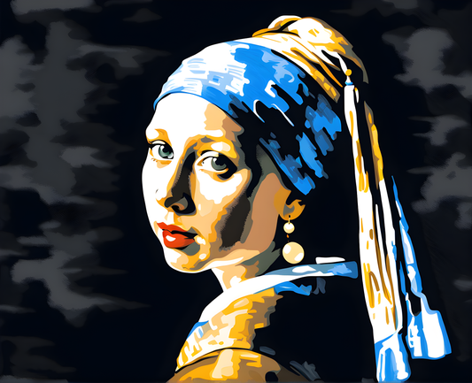 Girl with Pearl Earring by Jan Vermeer van Delft PD (16) - Van-Go Paint-By-Number Kit