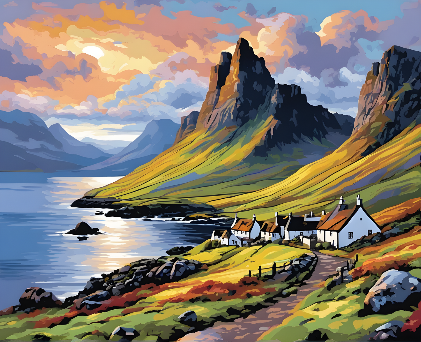 Scotland Collection OD (8) - Isle of Skye - Paint-By-Number Kit