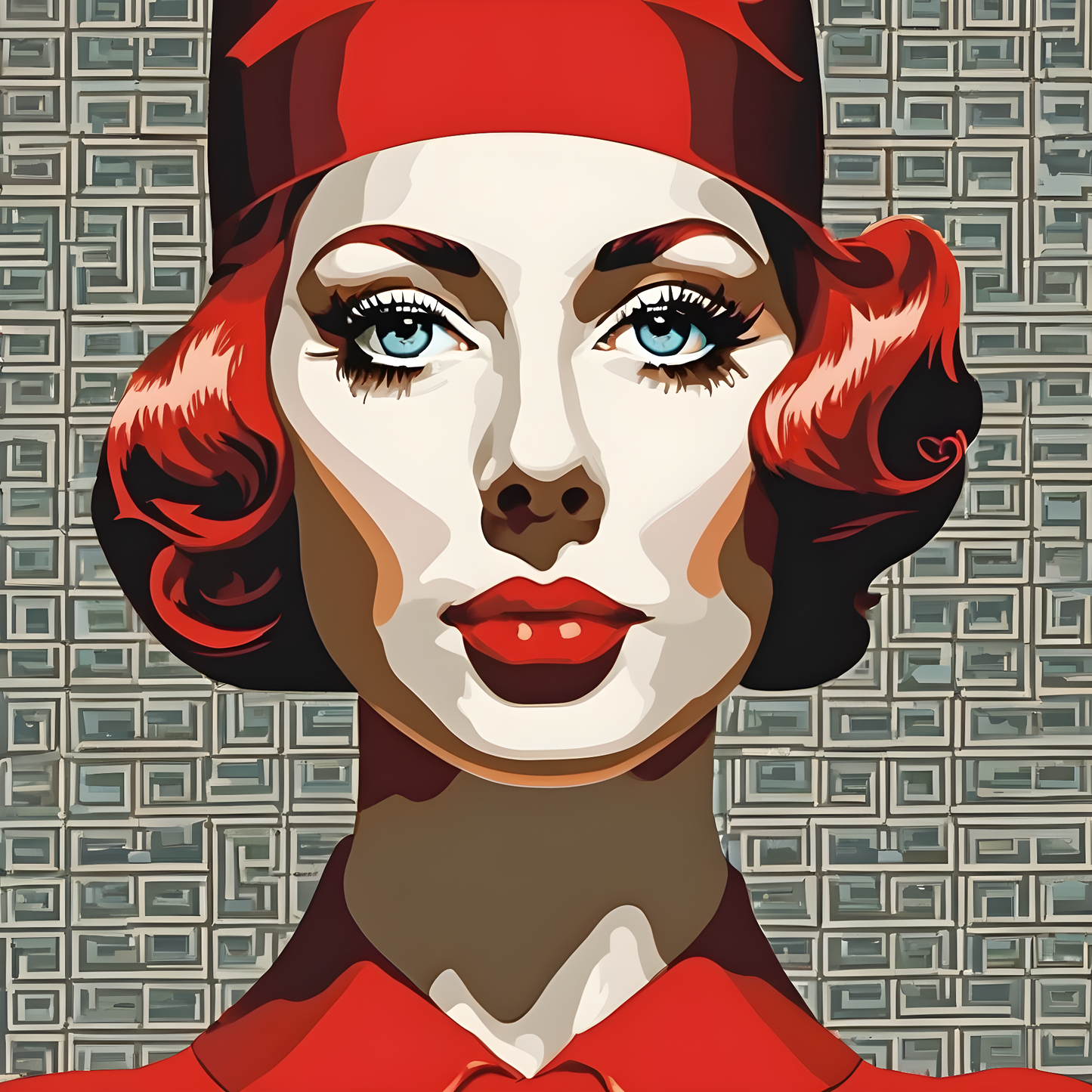 Lady In Red Collection PD (10) - Van-Go Paint-By-Number Kit