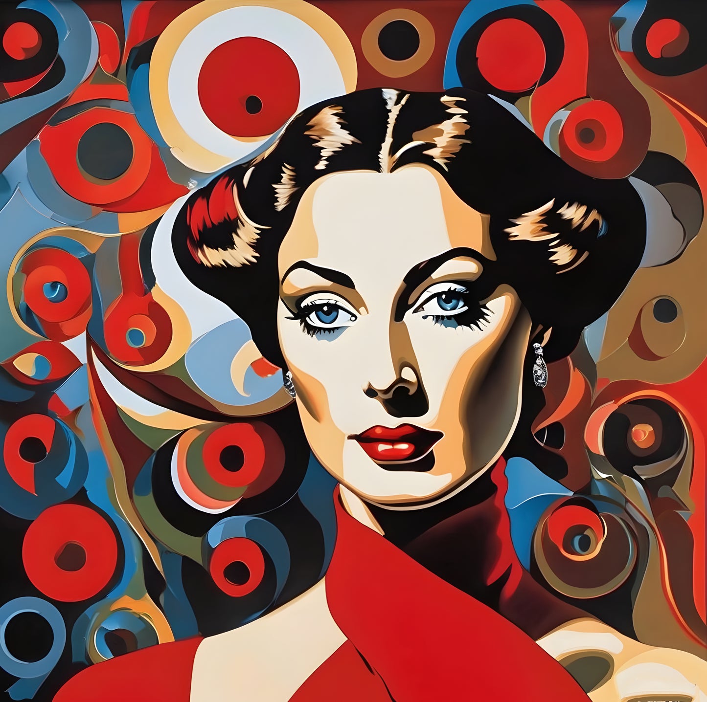 Lady In Red Collection PD (51) - Van-Go Paint-By-Number Kit