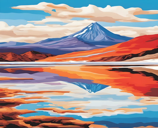 Amazing Places OD (406) - Laguna Colorada, Bolivia - Van-Go Paint-By-Number Kit
