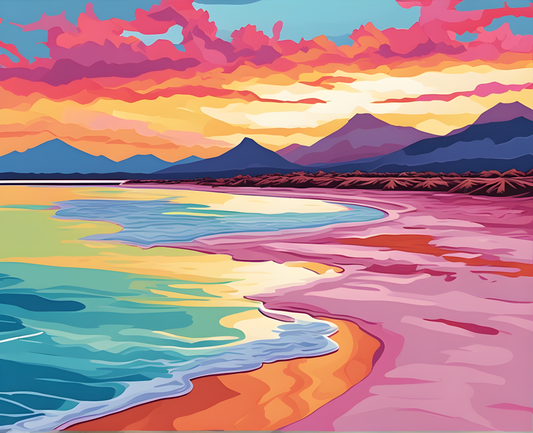 Amazing Places OD (409) - Las Coloradas, Mexico - Van-Go Paint-By-Number Kit