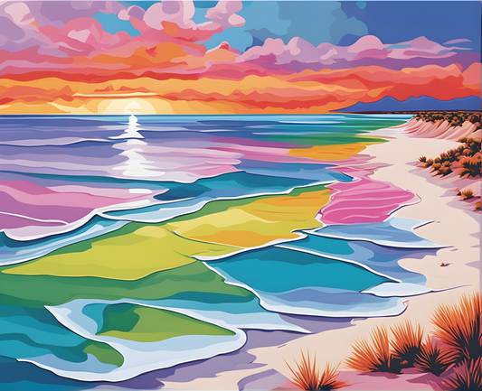 Amazing Places OD (411) - Las Coloradas, Mexico - Van-Go Paint-By-Number Kit