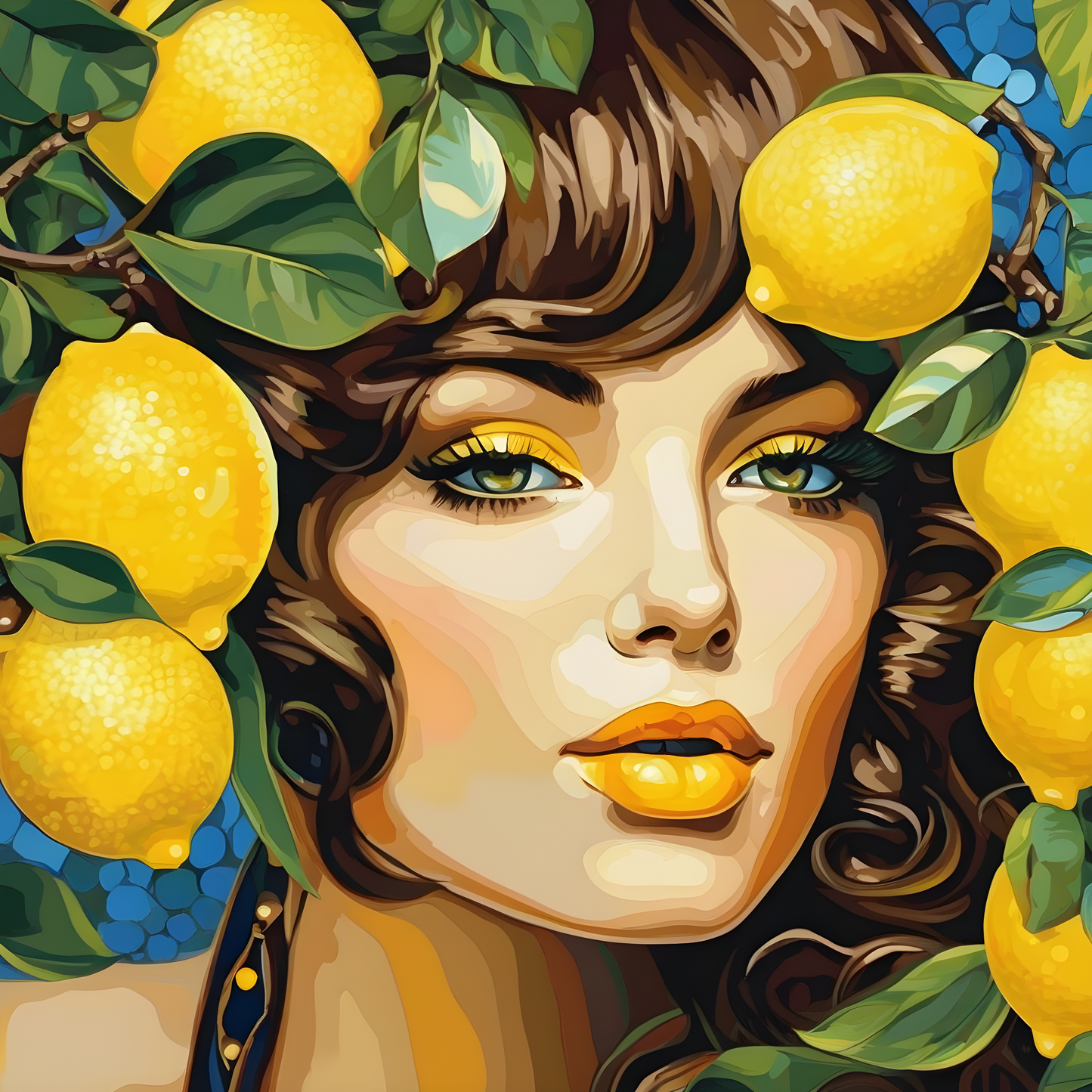 Lemon Girl PD (5) - Van-Go Paint-By-Number Kit