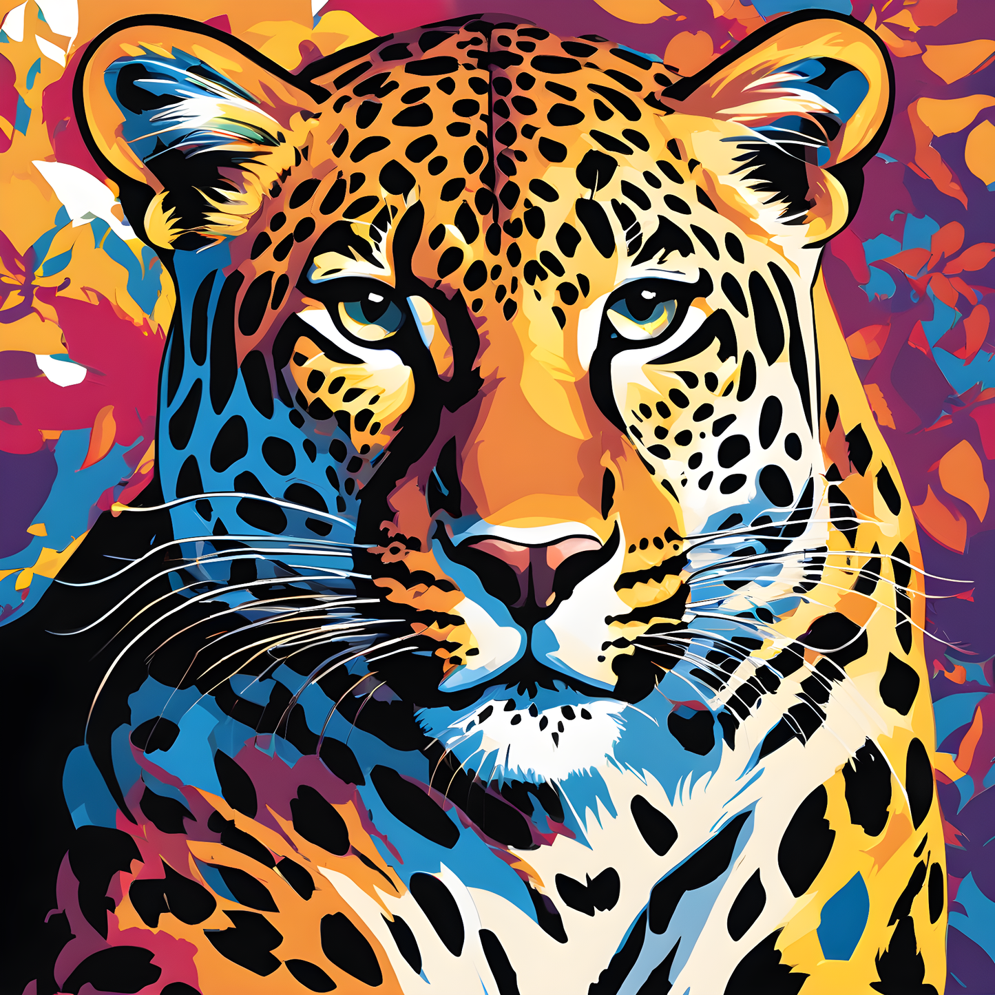 Leopard PD (1) - Van-Go Paint-By-Number Kit