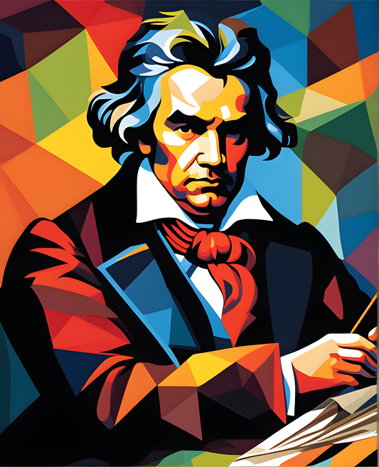 Ludwig Van Beethoven Portrait (5) - Van-Go Paint-By-Number Kit