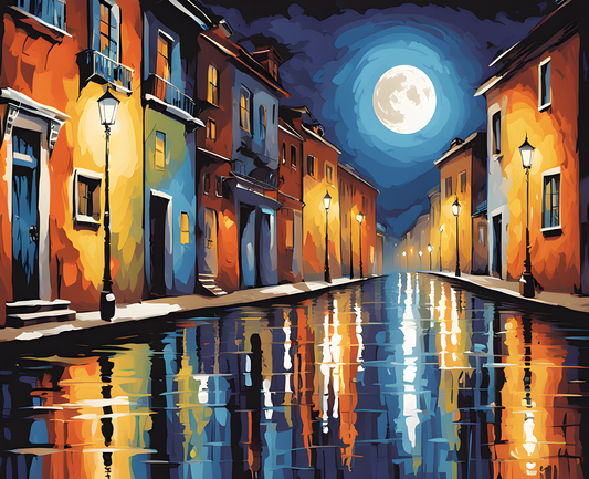 Moonlight (1) - Van-Go Paint-By-Number Kit