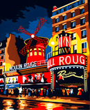 Paris Collection OD (43) - Moulin Rouge - Van-Go Paint-By-Number Kit