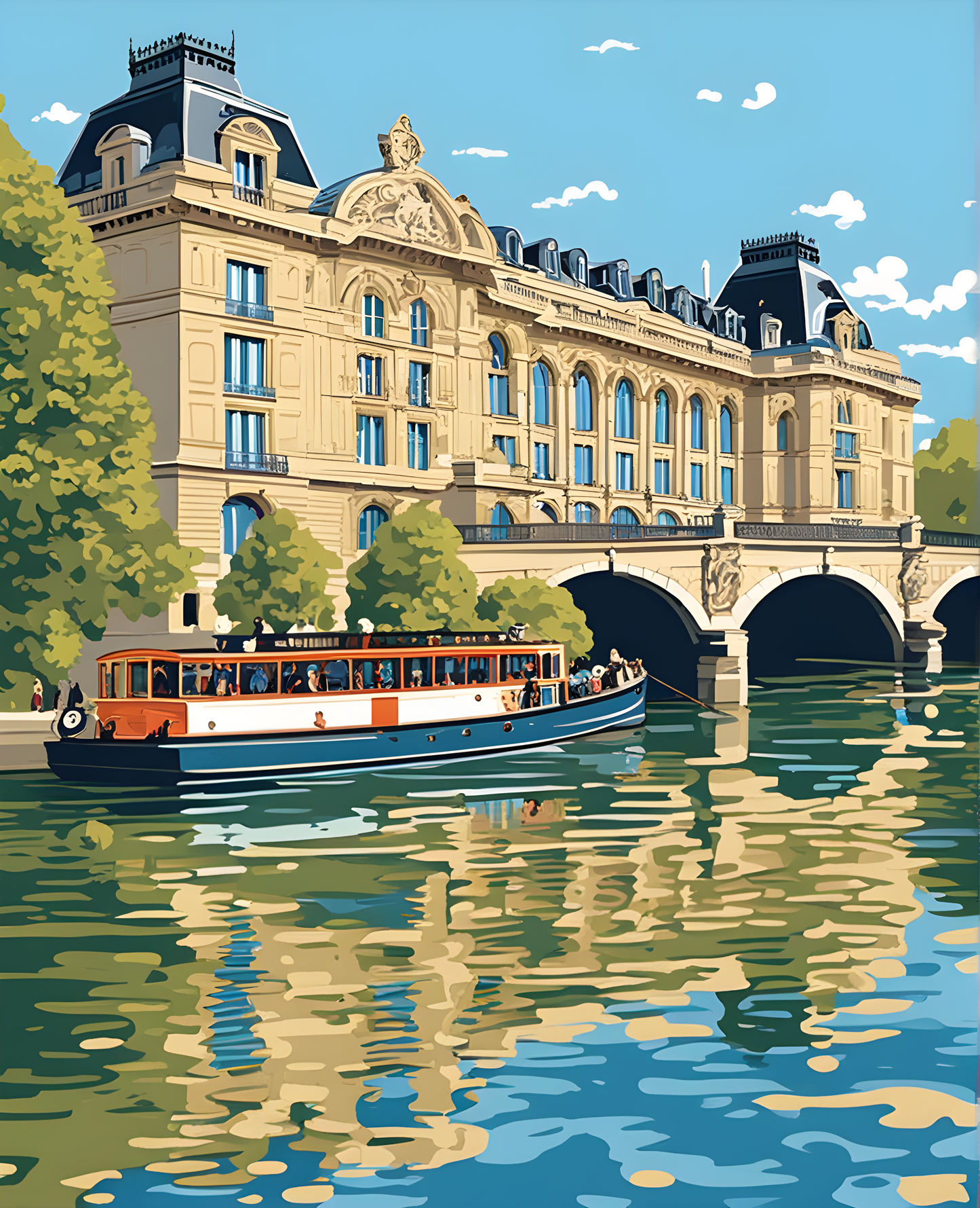 Paris Collection OD (31) - Musée d’Orsay - Van-Go Paint-By-Number Kit