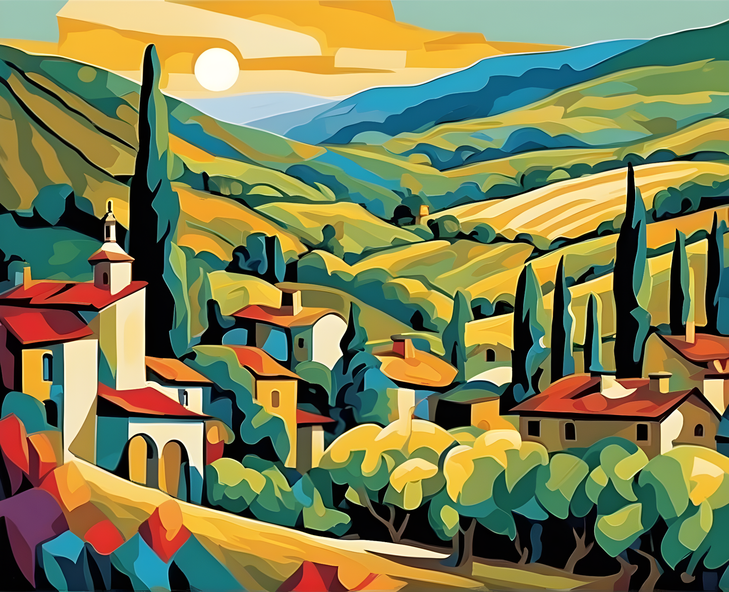 Amazing Places OD (463) - Napa, California - Van-Go Paint-By-Number Kit