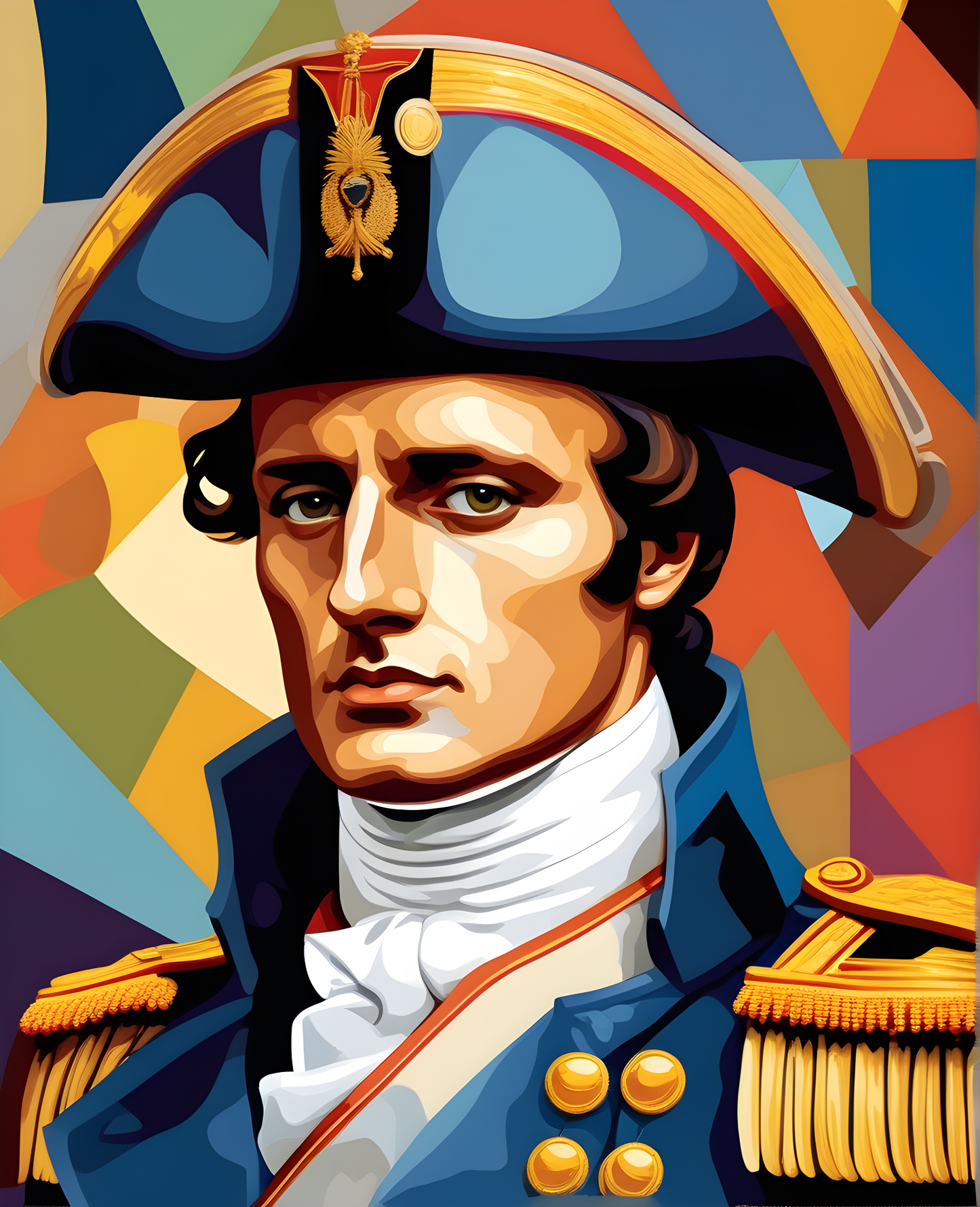 Napoleon Bonaparte Portrait (3) - Van-Go Paint-By-Number Kit