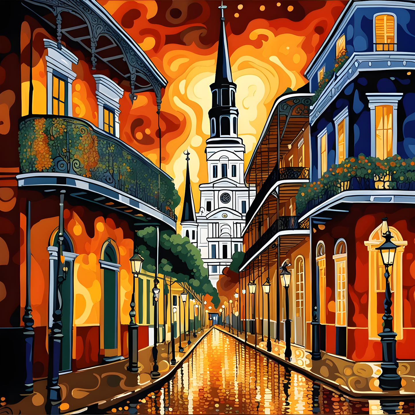 New Orleans (2) - Van-Go Paint-By-Number Kit