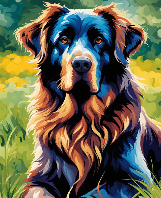 Newfoundland Dog PD (4) - Van-Go Paint-By-Number Kit