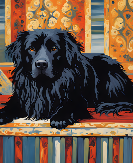 Newfoundland Dog PD (7) - Van-Go Paint-By-Number Kit