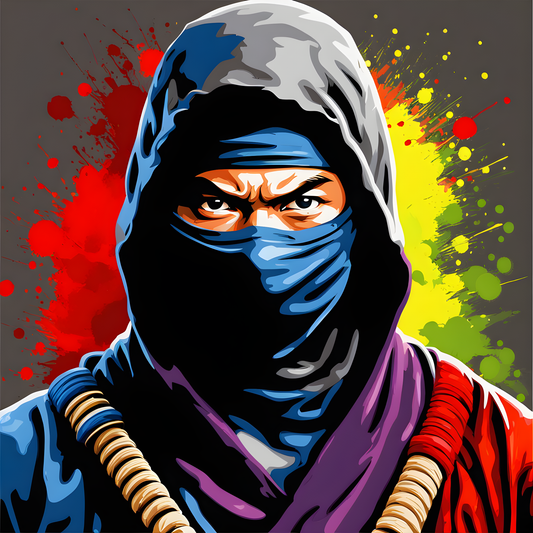 Ninja Collection (5) - Van-Go Paint-By-Number Kit