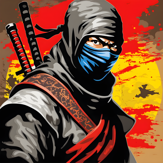 Ninja Collection (4) - Van-Go Paint-By-Number Kit