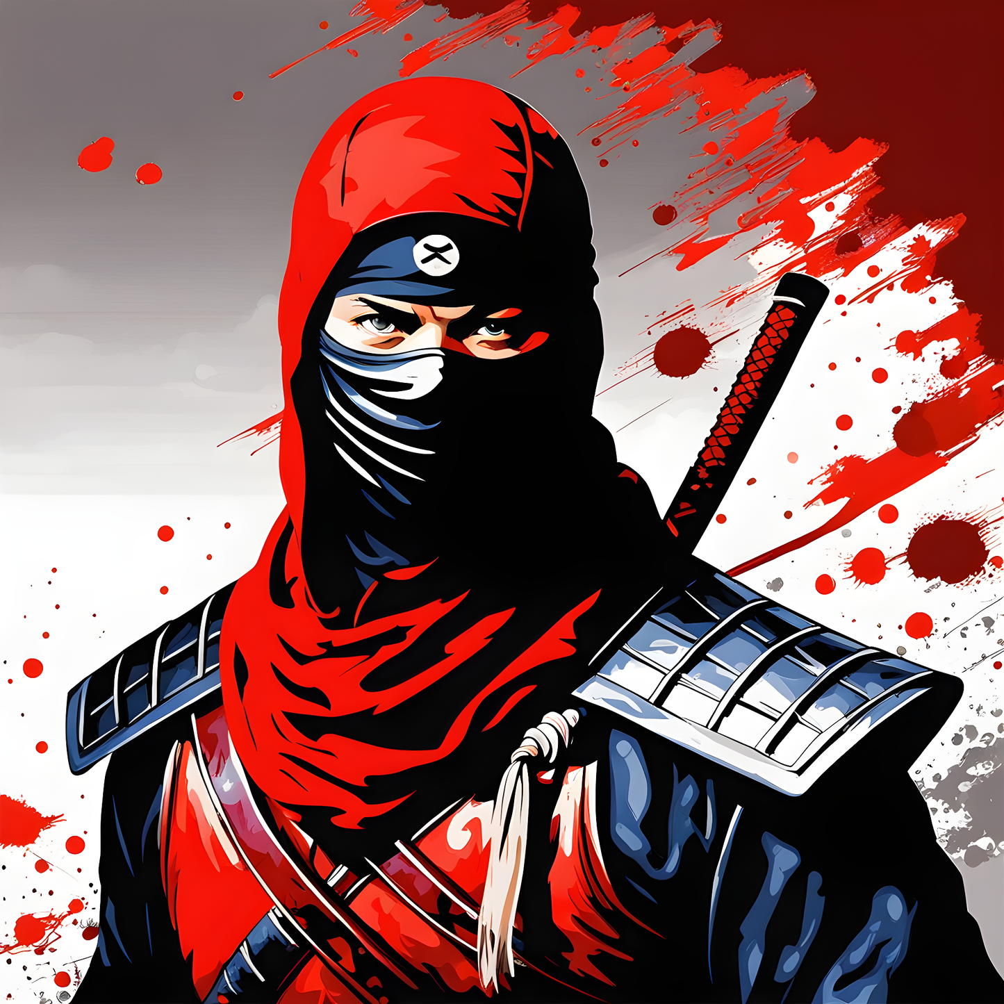 Ninja Collection (3) - Van-Go Paint-By-Number Kit