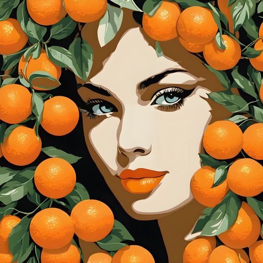 Orange Girl PD (9) - Van-Go Paint-By-Number Kit