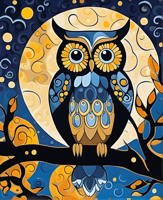 Owls Collection PD (38) - Van -Go Paint-By-Number Kit