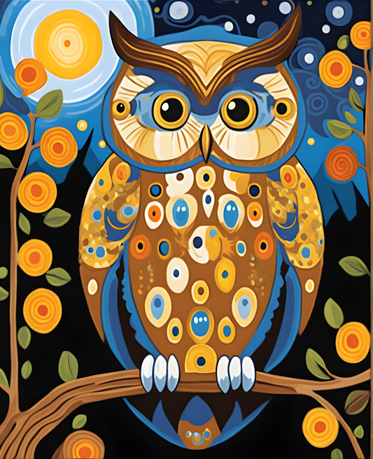 Owls Collection PD (31) - Van -Go Paint-By-Number Kit