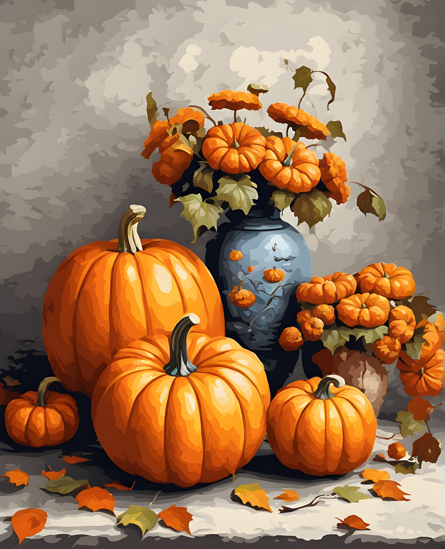 Pumpkins - Van-Go Paint-By-Number Kit