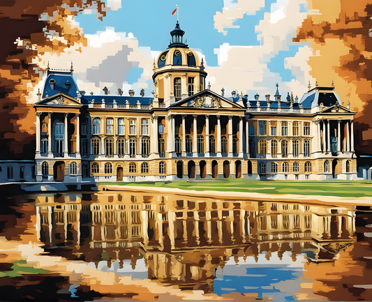 Castles OD - Royal Palace of Brussels, Belgium (68) - Van-Go Paint-By-Number Kit