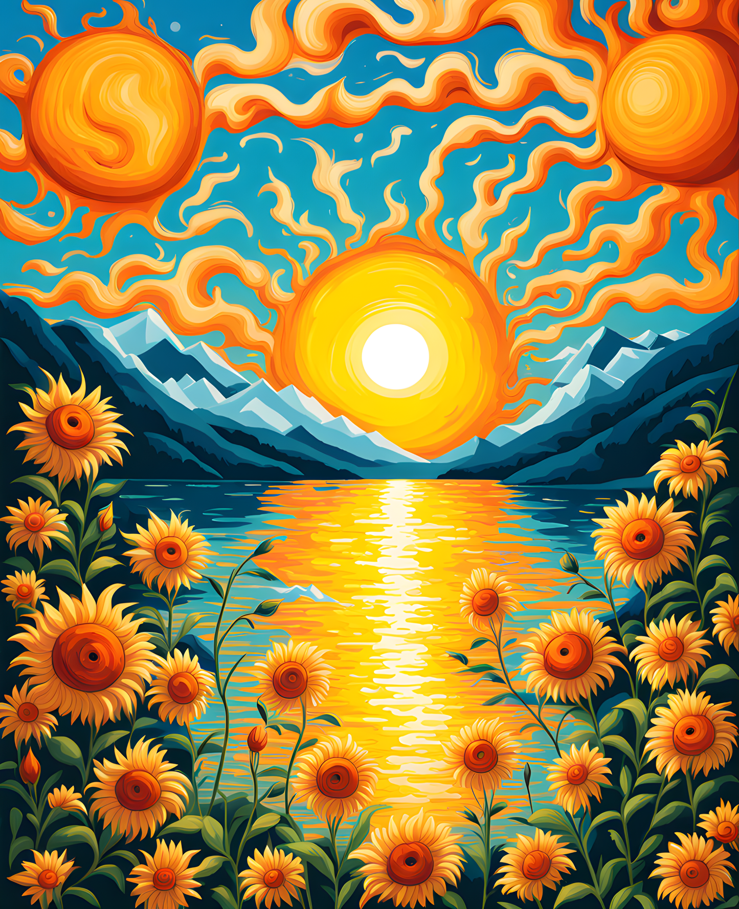 Sun and Life (26) - Van-Go Paint-By-Number Kit