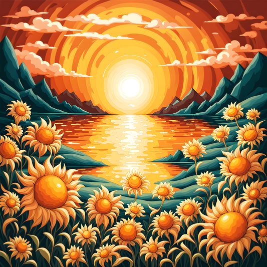 Sun and Life (23) - Van-Go Paint-By-Number Kit