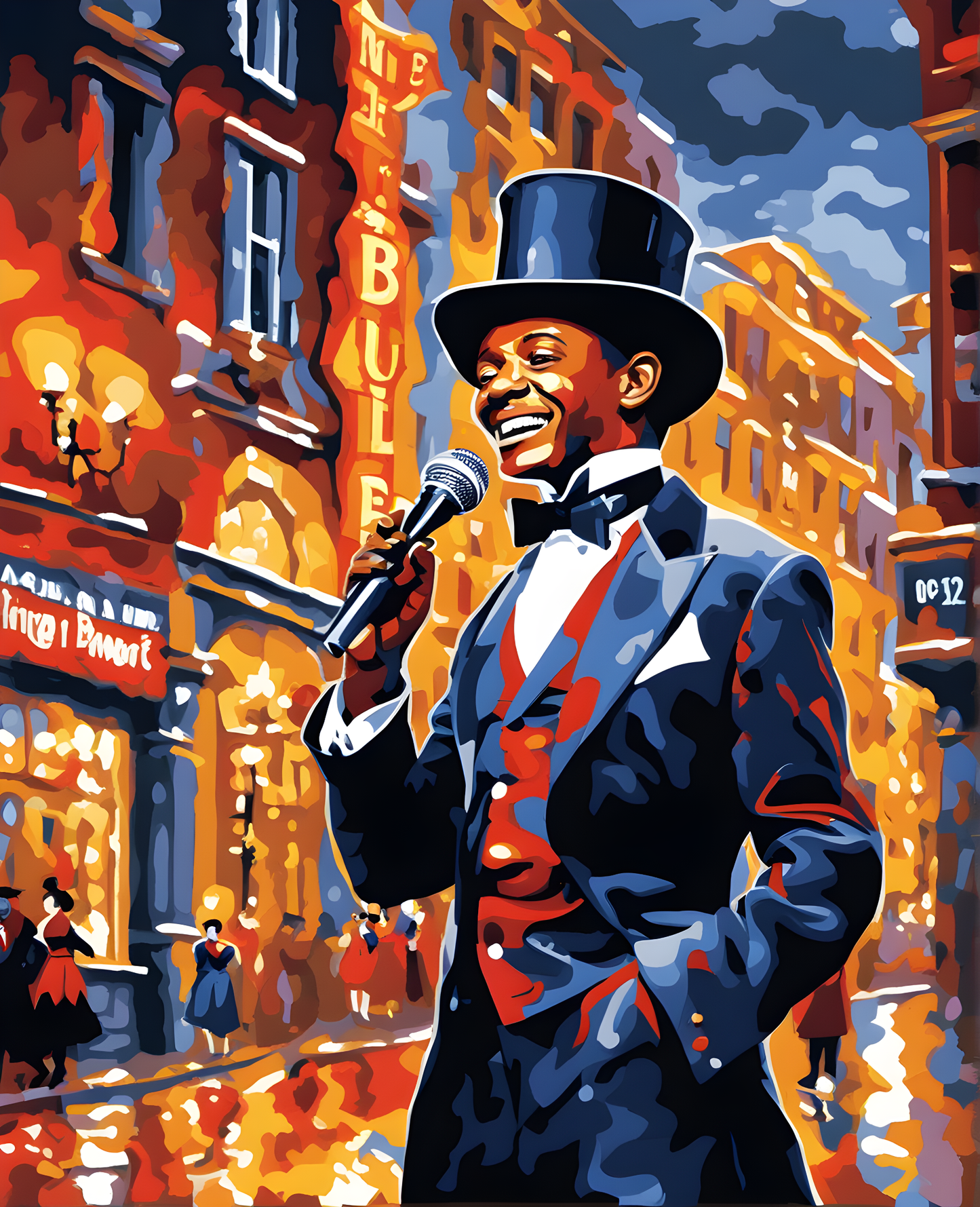 The Singing Butler - Van-Go Paint-By-Number Kit