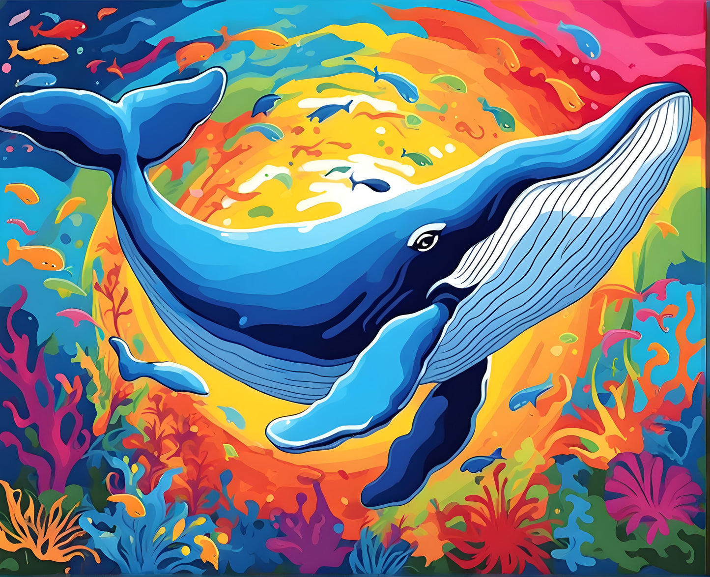 Whale Collection PD (7) - Van-Go Paint-By-Number Kit