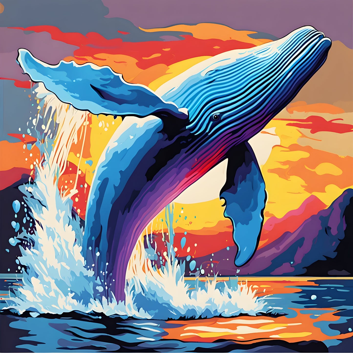 Whale Collection PD (6) - Van-Go Paint-By-Number Kit