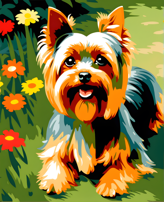 Dogs Collection PD (53) - Yorkshire terrier - Van-Go Paint-By-Number Kit