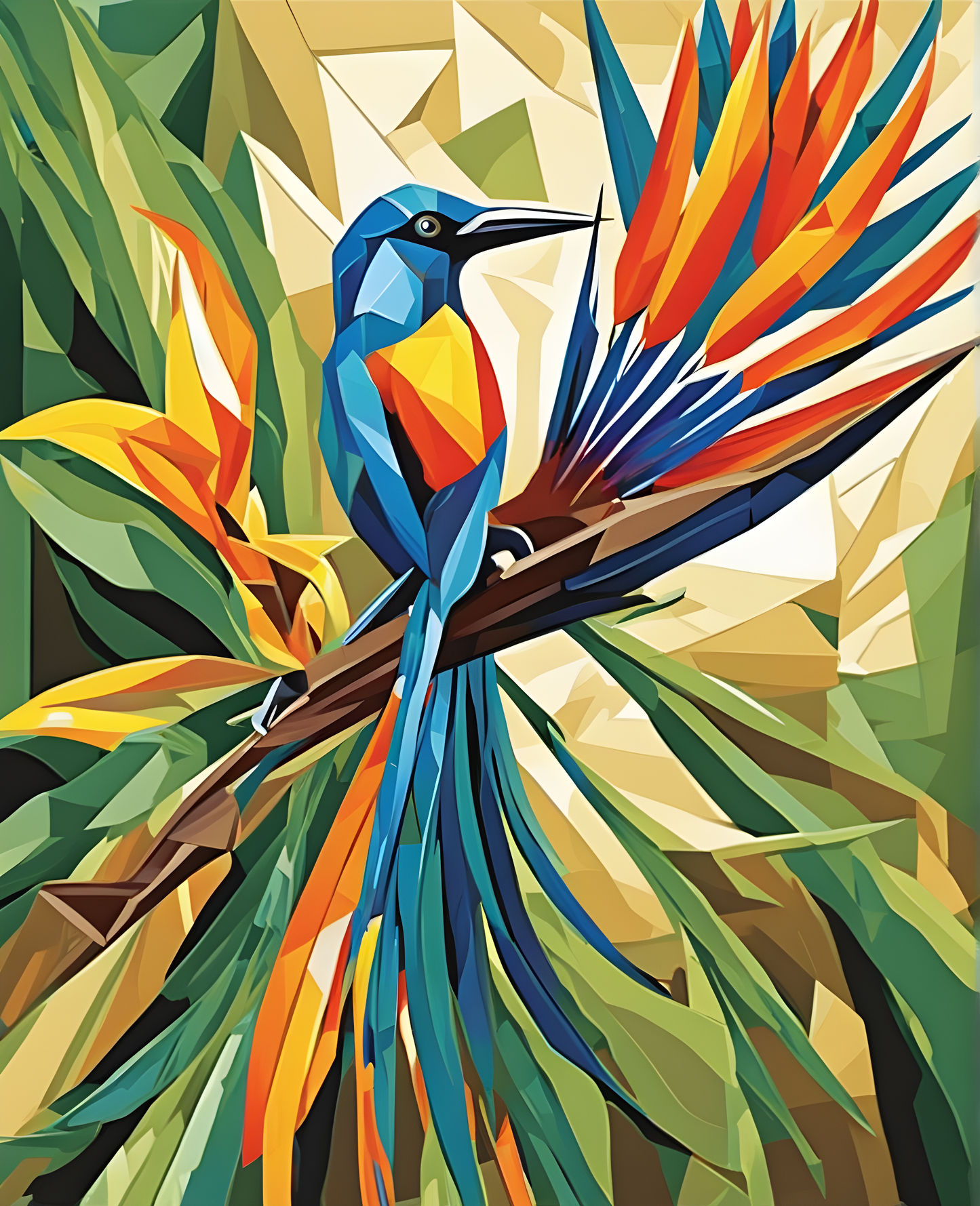 Paradise Bird - Van-Go Paint-By-Number Kit