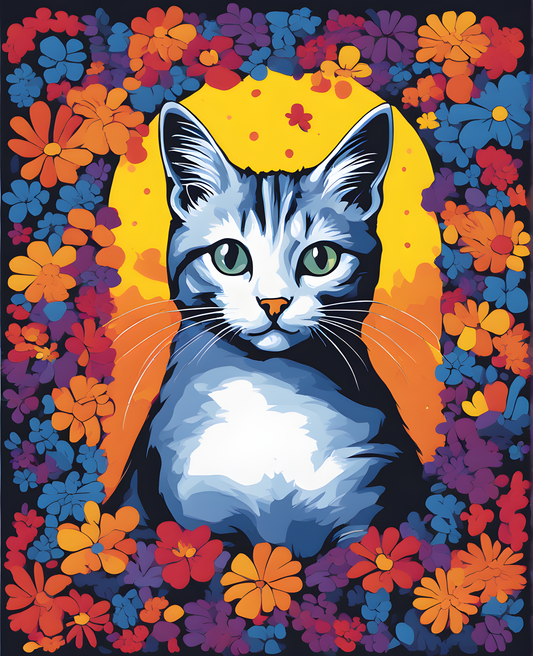 Cats Collection PD (35) - Van-Go Paint-By-Number Kit