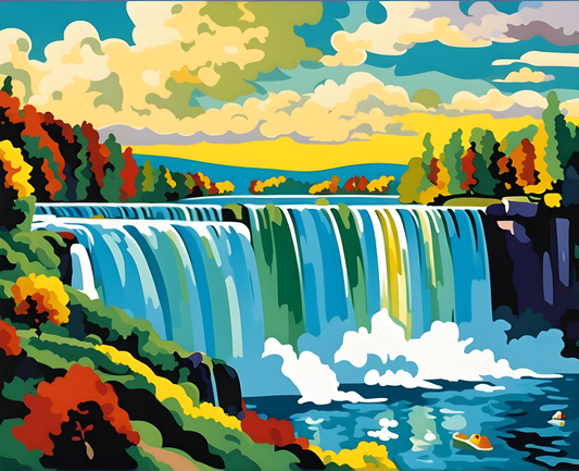 Niagara Falls Collection PD (17) - Van-Go Paint-By-Number Kit