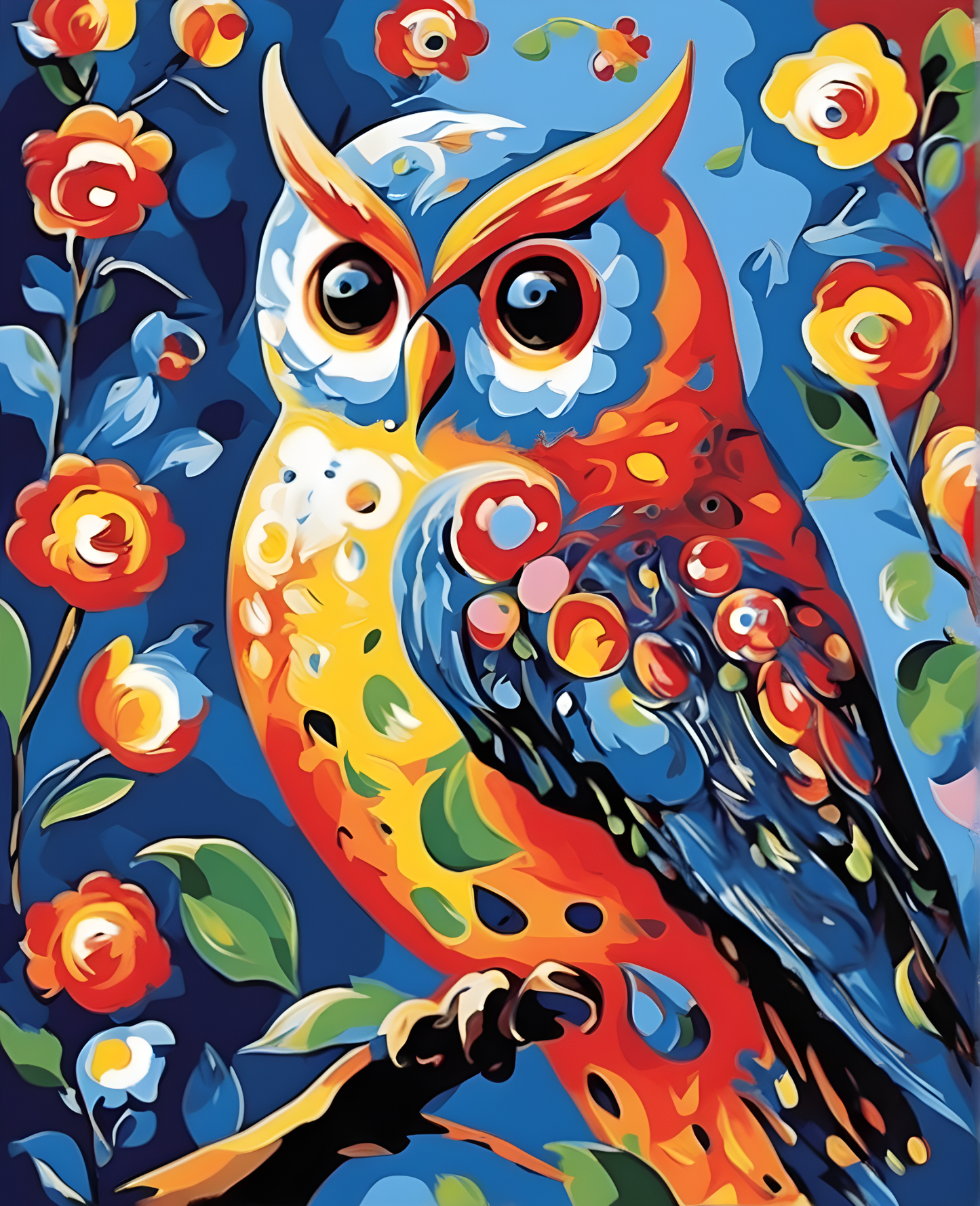 A Hoot (1) - Van-Go Paint-By-Number Kit