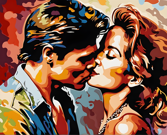 A Kiss From Johnny (PD) - Van-Go Paint-By-Number Kit