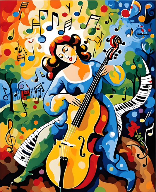 Musical ecstasy (1) - Van-Go Paint-By-Number Kit